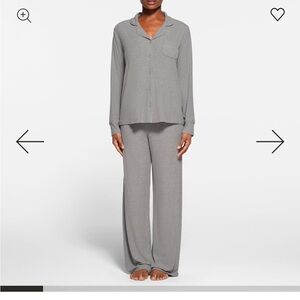 SKIMS Gray Pajama Set